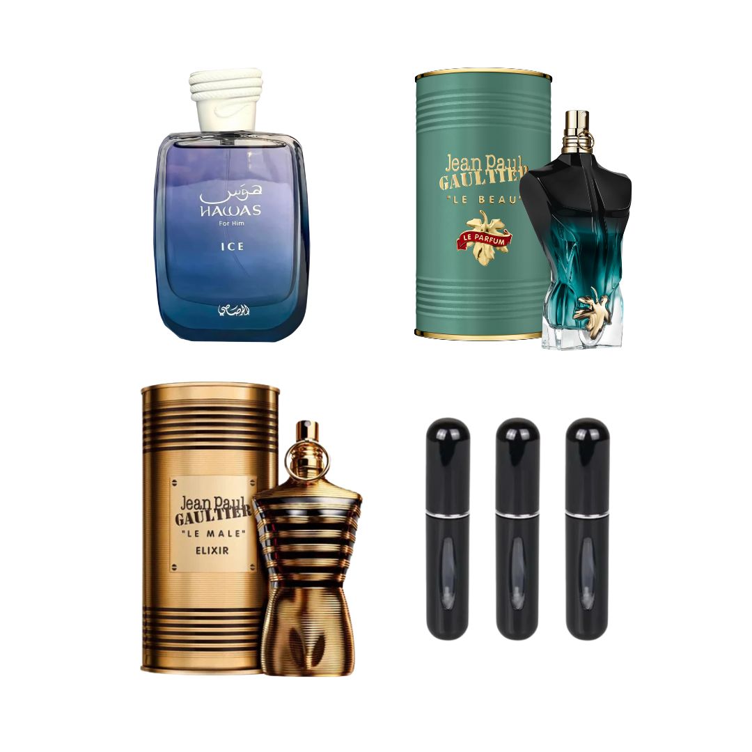 HAWASICE+ELIXIRLATA+LEBEAUPARFUMLATA+3PE